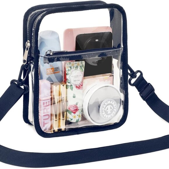 Handbags - Stadium Event Clear Bag Women's Clear Bag Purse Crossbody Bag Stadium Approved w